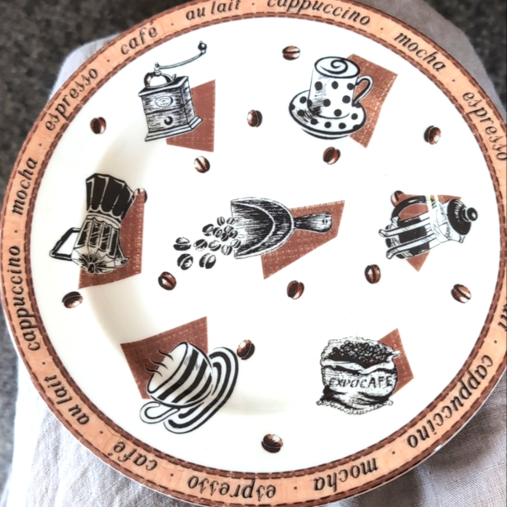 4 Royal Doulton Coffee Time Luncheon Salad Dessert Plates Set Of 4 Decor